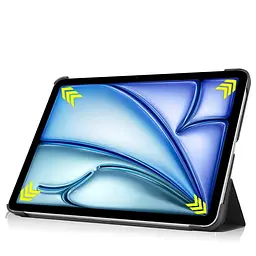 Чохол-книжка BeCover Smart Case для Apple iPad Air 11" M2/M3 2024/2025 Black Abstraction (711598) - мініатюра 4