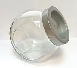 Банка скляна для сипучих Sweet New 1730 мл. з сірою кришкою - мініатюра 2