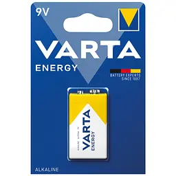 Батарейка Varta Energy 6F22 лужна 9V