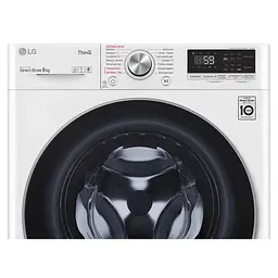 Пральна машина LG з фронтальним завантаженням F4V7VS1W, 9кг, 1400, A+++-30%, Пар, глибина 56см, Дисплей, Інвертор, Білий (F4V7VS1W) - мініатюра 11