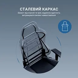 Ігрове крісло Anda Seat Luna Pro Black Fabric Size L (AD18T-44-B-F) - мініатюра 12