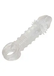 Насадка на пеніс CalExotic Novelties Transparent Ultimate Extender 16 см прозора - мініатюра 3