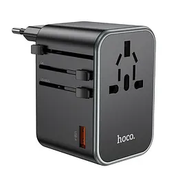 Зарядний пристрій Hoco AC17 USB/2 PD Type-C 65W чорний - мініатюра 3