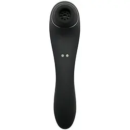 Вакуумний стимулятор з вібрацією Wooomy Smoooch Black Clitoral Suction & Vibration - мініатюра 2