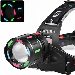 Ліхтар налобний акумуляторний Arexes AR-8087-PM10-TG із флуоресцентним фарбуванням - мініатюра 3