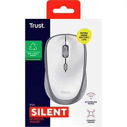 Мишка Trust Yvi+ Silent Wireless White (25513) - мініатюра 6