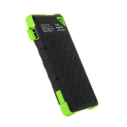 Сонячний power bank зовнішній акумулятор Rengard з сонячною батареєю 8000 мА і ліхтариком USB, зелений - мініатюра 5