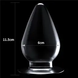Анальна пробка Lovetoy Flawless Clear, 11,5 см (прозорий) - мініатюра 5