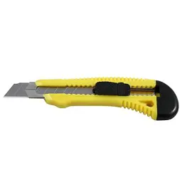 Нож канцелярский Delta by Axent 18 мм, metal runners, yellow (D6622-02)