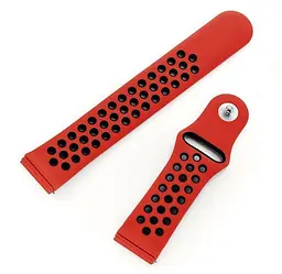 Спортивний ремінець Primo Perfor Sport для Garmin Vivoactive 3/Vivomove HR/Forerunner 245/645 Red Black - мініатюра 2