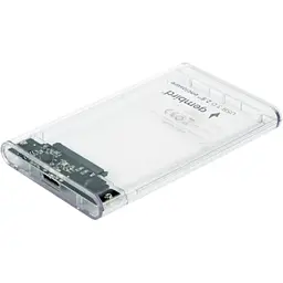 Зовнішній карман Gembird для підключення SATA HDD 2.5, USB 3.0, пластик, Прозорий (EE2-U3S9-6) - мініатюра 5