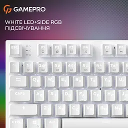 Клавіатура GamePro Genesis Joker 87% Red switches (MK124W) - мініатюра 13