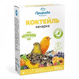 Корм Природа Коктейль для птахів Канарка 500г арт.PR740032