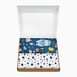 Пелюшки багаторазові Cosas дитячі Animals CS1 2 шт., 80х100 см, сині - мініатюра 2