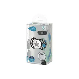 Пустушка Nuvita 7065 Air55 Cool симетрична 0m+ BABY STAR чорна NV7065IB - мініатюра 3