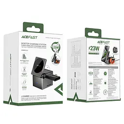 БЗП Acefast E18 Rubik's Cube 3-in-1 Metal gray - мініатюра 5