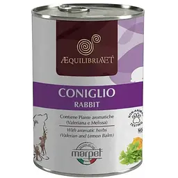 Вологий корм для собак Marpet AequilibriaVet з кроликом 410 г (CH12/410)