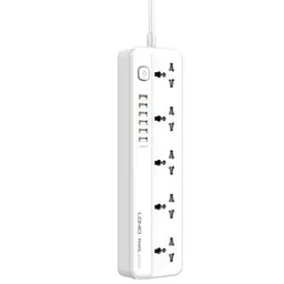 Мережевий фільтр живлення LDNIO (SC5614) 5роз. 3USB 2м (SC5614) - мініатюра 2