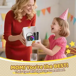 Міні караоке-система Jeefu з Bluetooth колонкою та двома мікрофонами - мініатюра 4