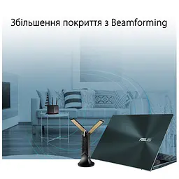 Мережева карта Wi-Fi ASUS USB-AX56 (90IG06H0-MO0R10) - мініатюра 7