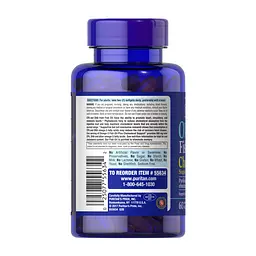 Омега-3 Puritans Pride Fish Oil Plus Cholesterol Support 60 softgels - мініатюра 3