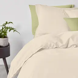 Комплект постільної білизни Cosas Biscuit CS1 Євро бежевий (Ranfors_Beige_Olive_200) - мініатюра 2