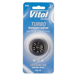Освіжувач повітря Vitol Turbo Crystal Ice