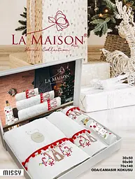 Подарунковий набір рушників з парфумами La Maison 30х50см+50х90см+70х140см pbe0049547 - мініатюра 2