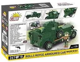 Конструктор Cobi автомобіль Rolls Royce Armoured car 1920 MK1 1:35 2988 - мініатюра 7