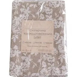 Скатертина водовідштовхувальна Lefard Home Textile Max Flor 140х180 см бежева (715-377) - мініатюра 4