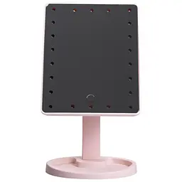 Косметичне дзеркало з LED-підсвіткою 22 світлодіоди, рожевий Yiwu HP-10-4AP