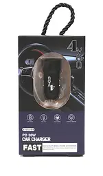АЗП 4you B4 (PD30W, metal, 5V/3A, 9V-3A, 12V-2,5А) black - мініатюра 4