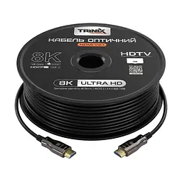 Кабель HDMI V2.1 оптичний 50м Trinix (AOC-HDMI8k-50m) (74-00159) - мініатюра 4