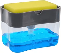 Диспенсер дозатор для миючого засобу з губкою для кухні UKC Sponge Caddy