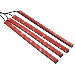 Кольорова підсвітка для авто водонепроникна RGB led HR-01678 7 кольорів 4 стрічки - мініатюра 3