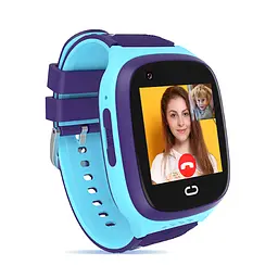 Смарт годинник-телефон дитячі LT31E з камерою WI-FI GPS SIM-карта Blue (18322) - мініатюра 2