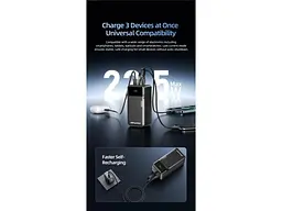 Зовнішній акумулятор (Power Bank) Awei PA-106 50000mAh Black - мініатюра 9