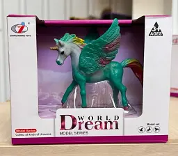 Фигурка крылатого единорога Dino Toys зеленый, 15×7,5×12 см - миниатюра 2