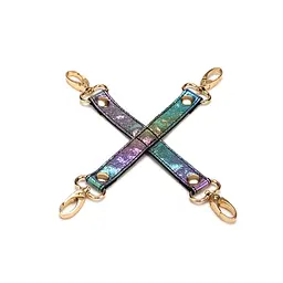 БДСМ-набір Liebe Seele Vivid Rainbow 8 Pieces Set, 8 аксесуарів, екошкіра на оксамитовій основі - мініатюра 7