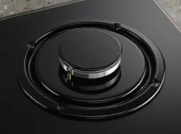 Варильна поверхня газова на склі Electrolux 60 см чугун чорний - мініатюра 4