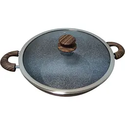 Пательня Shuma Wok з кришкою 30 см (GTS3085W) - мініатюра 2