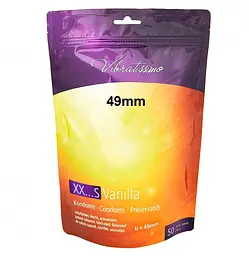 Презервативи Vibratissimo XX ... S Vanilla, 49 мм, 50 шт. (09/2026) - мініатюра 2
