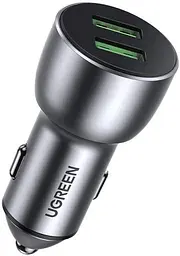 Автомобільний зарядний пристрій UGREEN CD213 Fast Car Charger Dark блакитний (10144)