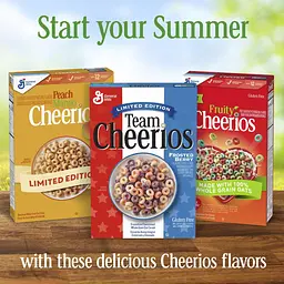 Сухий сніданок Team Cheerios Cereal Frosted Berry Limited Edition Family Size 523г - мініатюра 6