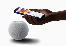 Портативна акустика Apple HomePod Mini смарт біла (MY5H2) - мініатюра 6