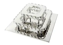 Люстра Кристал LED 24W Квадратна APP409-C APP410-C OSW-65007 - мініатюра 4