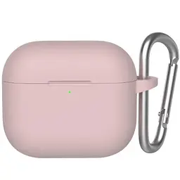 Силіконовий футляр BlueO Liquid silicone для навушників Airpods 4 Pink