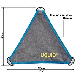 Стілець розкладний Uquip Trinity L Grey (244033), Сірий - мініатюра 2