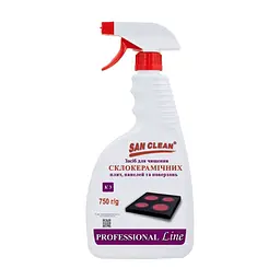 Засіб для чищення склокераміки San Clean Prof Line 750 г (4820003544679)