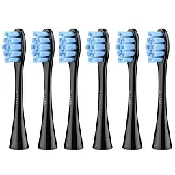Насадки для зубної щітки Oclean Toothbrush Head for Опе SE Air X F1 Black 6шт P2S5